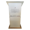 Pupitre en bois et plexiglas Esmeralda – couleur noyer