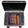 Valise de chargement Bravour DUO-Charge USB-C & USB-A pour 10 tablettes avec housses de protection jusqu'à 11 pouces