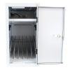 Armoire de rechargement BRVDC6 pour 6 appareils mobiles jusqu'à 17 pouces - blanc - USB-C