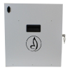 Armoire de chargement BRVD6 pour 6 appareils mobiles jusqu'à 17 pouces - blanc - multiprise