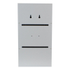 Armoire de chargement BRVD6 pour 6 appareils mobiles jusqu'à 17 pouces - blanc - multiprise