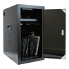 Armoire de rechargement BRVDC6 pour 6 appareils mobiles jusqu'à 17 pouces - noir - USB-C
