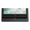 Support mural plat Domo Slide avec fonction de recharge pour iPad Air 13 pouces 2024 - noir