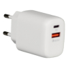 Adaptateur d'alimentation 20w avec connecteurs USB-A et USB-C