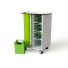 Chariot de recharge USB-C avec paniers de transport pour 16 iPads et tablettes - serrure RFID