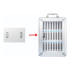 Armoire de stockage verrouillable KMT24 pour 24 téléphones portables