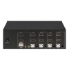 Commutateur KVM HDMI à 4 ports pour deux moniteurs KVMMHT4