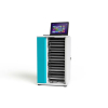 Armoire de chargement Zioxi CHRGC-LS-16-K pour 16 ordinateurs portables jusqu'à 15,6 pouces - serrure à clé