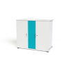 Armoire de rechargement Zioxi pour 32 ordinateurs portables jusqu'à 16 pouces - Chargement via USB-C - CHRGCUC-LS-32-C - serrure à code numérique