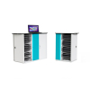 Armoire de rechargement Zioxi pour 32 ordinateurs portables jusqu'à 16 pouces - Chargement via USB-C - CHRGCUC-LS-32-C - serrure à code numérique