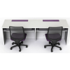 Bureau studio MAO M1 avec 2 emplacements pour moniteurs - 220 (L) x 75 (P) cm