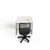 Table d'ordinateur M1 avec 1 boîtier mécanique pour moniteur escamotable - 100 (L) x 75 (P) cm