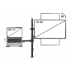 Support ordinateur portable avec bras pour moniteur - 1 écran - 13 à 32 pouces
