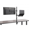 Support ordinateur portable avec bras pour moniteur - 1 écran - 13 à 32 pouces