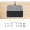 Station de charge USB-C Power Delivery à 4 ports GaN - 240 W / PD 3.1