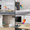 Support de tablette sur bureau MH pour tablettes entre 7,9 et 11 pouces - blanc