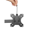 Support pour moniteur avec bras à double articulation - 1 écran - 13 à 32 pouces