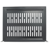Étagère cantilever ventilée 2U 19 pouces - 350 mm de profondeur - capacité de charge jusqu'à 15 kg - noir