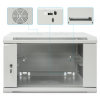 Adaptateur 19 pouces MHT135 en verre - 6U hoogte - 600 mm diep - grijs