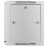 Baie serveur murale 19 pouces MHT149 avec porte vitrée - hauteur 9U - profondeur 600 mm - gris