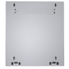 Coffret réseau mural 19 pouces MHT116 avec porte en verre - hauteur 12U - profondeur 450 mm - flatpack - gris