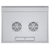 Coffret réseau mural 19 pouces MHT116 avec porte en verre - hauteur 12U - profondeur 450 mm - flatpack - gris