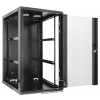Armoire serveur murale 19 pouces MHT150 avec porte en verre - hauteur 20U - profondeur 450 mm - noir