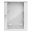 Armoire murale 19 pouces MHT151 avec porte en verre - hauteur 20U - profondeur 450 mm - gris