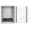 Armoire murale 19 pouces MHT151 avec porte en verre - hauteur 20U - profondeur 450 mm - gris