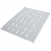 Étagère fixe 1U - profondeur 800 mm - capacité de charge jusqu'à 100 kg - gris