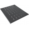 Étagère fixe 1U - profondeur 600 mm - capacité de charge jusqu'à 100 kg - noir