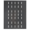 Étagère fixe 1U - profondeur 600 mm - capacité de charge jusqu'à 100 kg - noir