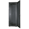 Baie serveur 19 pouces MHT265 avec porte perforée - 42U - 1000 (P) x 800 (L) x 2033 (H) - assemblée - noir