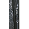 Baie serveur 19 pouces MHT265 avec porte perforée - 42U - 1000 (P) x 800 (L) x 2033 (H) - assemblée - noir