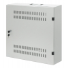Coffret réseau compact 19 pouces avec porte fermée - profondeur 170 mm - gris