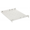Etagère réglable 1U pour baies serveurs de 600 mm de profondeur - Profondeur de rail réglable - gris