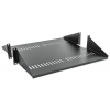 Etagère cantilever ventilée 2U double face 19 pouces - 450 mm de profondeur - capacité de charge jusqu'à 25 kg - noir