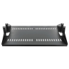 Etagère cantilever ventilée 2U double face 19 pouces - 450 mm de profondeur - capacité de charge jusqu'à 25 kg - noir