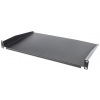 Étagère cantilever 1U 19 pouces - 300 mm de profondeur - capacité de charge jusqu'à 25 kg - noir
