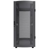 Baie serveur 19 pouces MHT256 avec porte perforée - 47U - 1000 (P) x 800 (L) x 2250 (H) - flatpack - noir