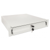 Tiroir de rangement 2U avec fente pour rack 19