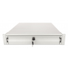 Tiroir de rangement 2U avec fente pour rack 19