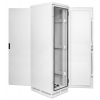 Baie réseau 19 pouces industrielle IP55 outdoor MHT161 avec ventilateurs intégrés - étanche à la poussière et aux éclaboussures - hauteur 42U - profondeur 800 mm - gris