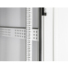 Baie réseau 19 pouces industrielle IP55 outdoor MHT161 avec ventilateurs intégrés - étanche à la poussière et aux éclaboussures - hauteur 42U - profondeur 800 mm - gris