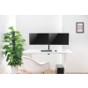 Monitor tafelhouder met dubbele scharnierarmen voor 2 schermen - 13 tot 32 inch