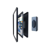 Support mural magnétique pour iPad A16 11 pouces et iPad 10.9 pouces - fonction de recharge sans fil - gris