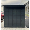 Armoire de charge pour batteries de vélos - 8 compartiments - serrure à clé