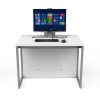 Poste informatique P1 avec 1 emplacement escamotable - 80 (L) x 70 (P) cm