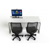 P1 Table d'ordinateur pop-up électronique, 2 peacier inoxydableonnes