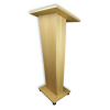 Pupitre en bois avec plastron Pollux – noyer